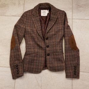 H&M plaid blazer